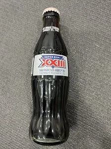 Coca-Cola Commemorative Super Bowl XXIII Bottle San Francisco vs Cincinnati - Picture 1 of 3