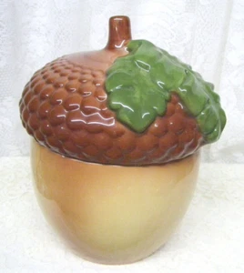 Vintage Acorn Design Tele flora Cookie Candy Goodie Jsr - Picture 1 of 2
