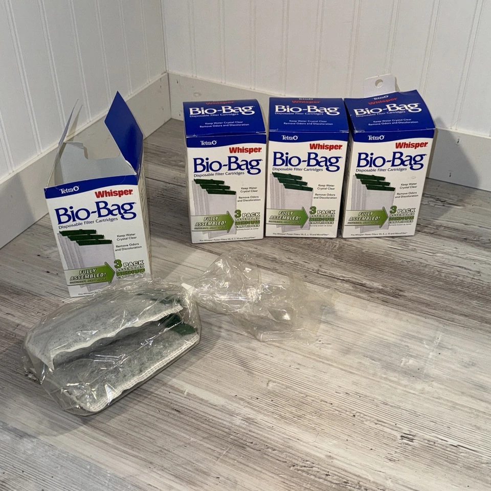 Lote 4 Menos 1 Filtro - Cartucho Bio-Bolsa Tetra Whisper Mediano - Nuevo Envío Gratis Foto 1 de 1