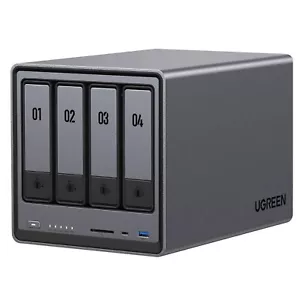 UGREEN NASync DXP4800 4-Bay NAS 0/4 SATA, 0/2 M.2 SSD, 2x 2.5GbE, 8GB RAM - Bild 1 von 1