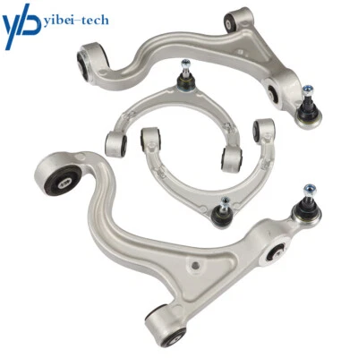 For Porsche Panamera 2010 2011 2012 2013 Front Set Upper Lower Control Arms - Image 1 of 4