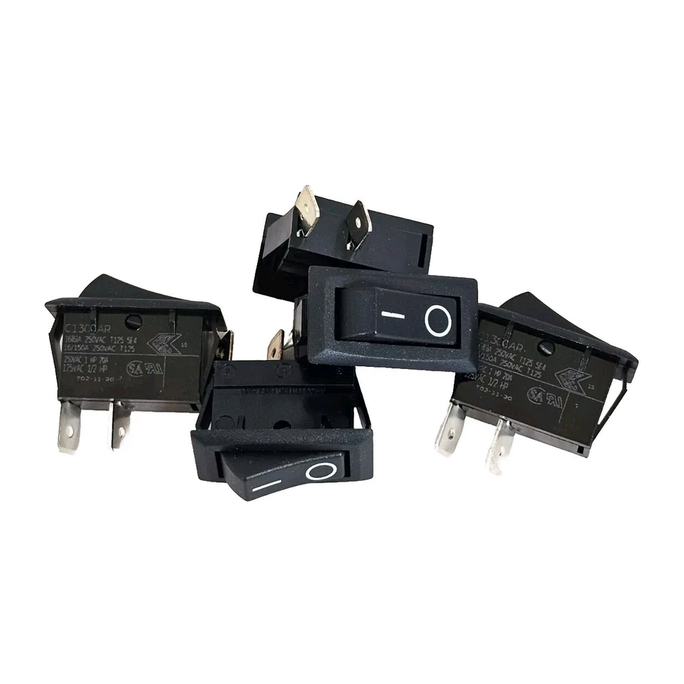 *Lote de 5* Interruptor de encendido/apagado ARCOLECTRIC C1300AR 250VAC *NUEVO* Foto 1 de 1