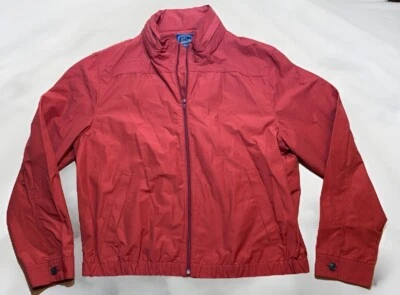J.Crew Cremallera Completa Anorak Abrigo de Lluvia Salmón Cortavientos Chaleco Salvavientos Deportivo J CREW Foto 1 de 4