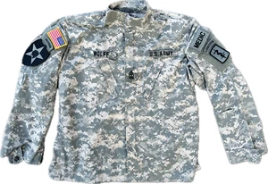 US Army Ucp Acu Jacke 9 patches 2nd Division Ranger 30th Medical Airborne Medic - Bild 1 von 6