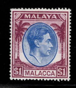 MALAYA-Malacca Scott 15 Mint Hinged, MH* - Picture 1 of 1