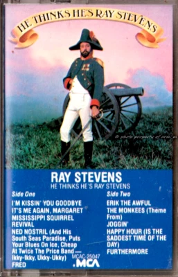 Ray Stevens, He Thinks He's Ray Stevens (1984 Cassette MCAC-25047)V.G. Condition - Image 1 of 3