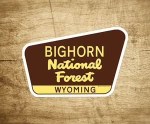 Bighorn National Forest Decal Sticker 3.75" x 2.5" Wyoming Park Vinyl - Picture 1 of 1