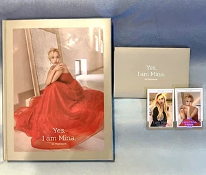 TWICE Yes, I am Mina. Gray ver. 2nd Photobook Photocards Postcards Full Set - Picture 1 of 6