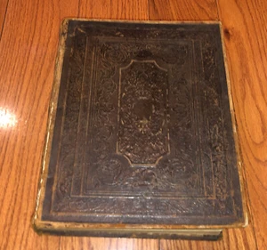 Antik 1848 Merriam Chaplin Co Heilige Bibel Altes Neues Testament Springfield Messe - Bild 1 von 22