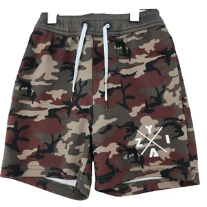ZYIA Active Shorts Size 4-5 Youth Camo Pockets String Elastic Waist Summery - Picture 1 of 8