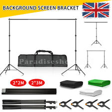 2*2M/2*3M Photography Studio Backdrop Cloth And Background Stand Support UK