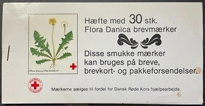 Denmark Red Cross booklet with 3 sheets complete of MNH flowers - 2 scans - Picture 1 of 2