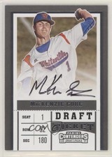 2017 Panini Contenders Draft Picks RPS Ticket Mackenzie Gore (Leg Hidden) Auto