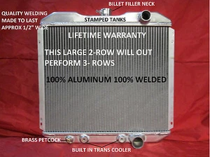 Radiator 1963-69 Fairlane Ranchero Falcon 66-73 Comet 67-70 Mustang 68-69 Torino - Picture 1 of 8