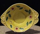 VTG NapcoWare Serving Dish Mustard Yellow Sunflowers C 760 6 Displayed Only 