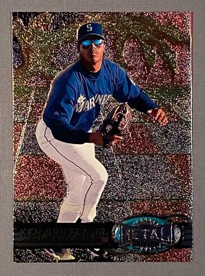 1997 Metal Universe Ken Griffey Jr. #145 Foil Front Mint Cond. HOF. - Image 1 of 2