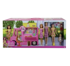 Barbie Food Truck Playset with 3 Barbie Dolls ✅ Brand NEW - Picture 1 of 8