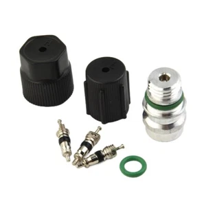 Kit tenuta completo per aria condizionata R134a include nuclei tappo e valvola - Picture 1 of 11