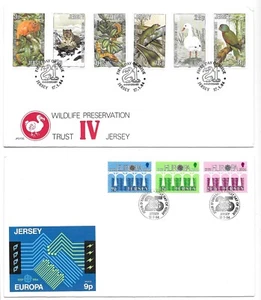 JERSEY STAMPS - 10 First Day Covers - Unaddressed - See Description - Picture 1 of 5