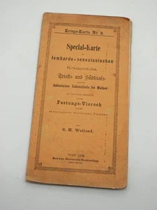 Spezial-Karte des Lombardo-Venezianischen Königreichs Triest Südtirol 1866 k.u.k - Bild 1 von 6