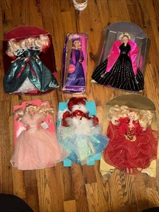 Konvolut 6 Barbie Puppen Sondereditionen mit Backplates - Bild 1 von 15