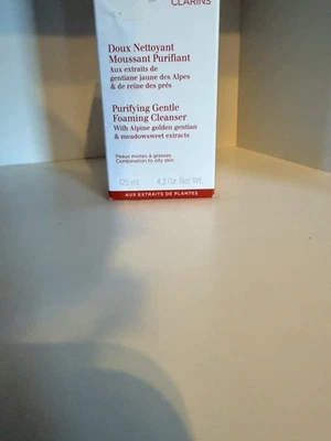 Limpiador en espuma suave con semilla de algodón CLARINS 1,4 OZ NUEVO SIN CAJA Foto 1 de 4
