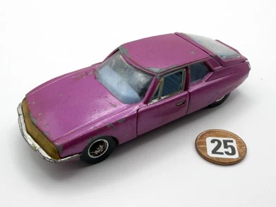 DE COLECCIÓN CORGI WHIZZWHEELS # 284 CITROEN SM CUPÉ DIECAST COCHE DE JUGUETE CERISE 1970 Foto 1 de 4