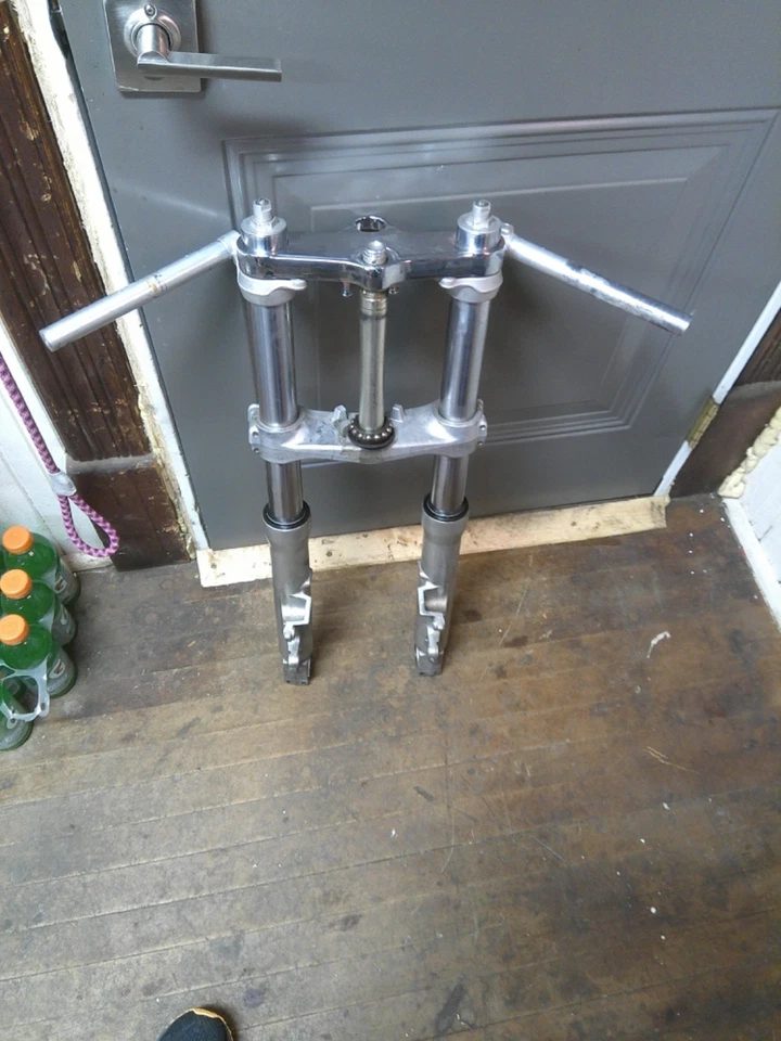 Amortiguadores horquilla delantera Suzuki GSXR 600 750 SRAD 1996-2000 CROMO TRIPLE Foto 1 de 4