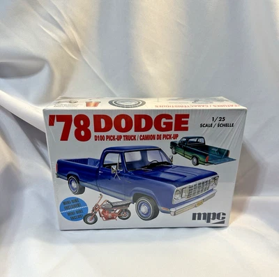 MPC '78 DODGE D100 PICK-UP TRUCK Model  KIT NEW in Factory Sealed Box - Image 1 of 4