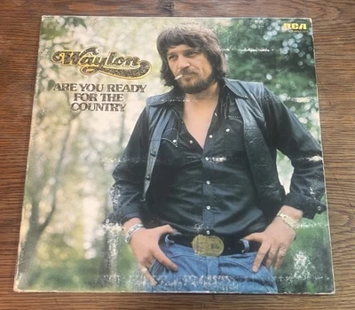 Waylon Jennings LP “Are You Ready For The Country” 1976 RCA APL11816 VG/VG+ - Image 1 of 4