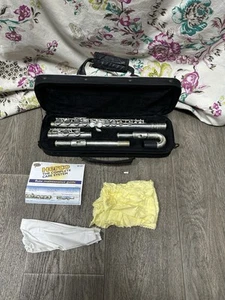 ELKHART by Vincent Bach International 101FLU Curved Head Flute *As Seen* - Picture 1 of 11