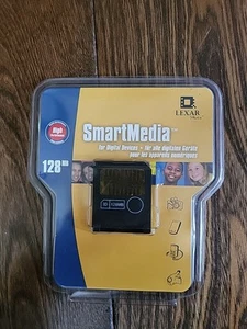 Lexar Media SmartMedia 128MB Card for Digital Cameras NEW SEALED - Picture 1 of 6