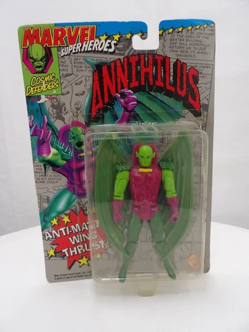 Marvel Superheroes Action Figure Annihilus Moving Wings  Sealed 1992 Cover