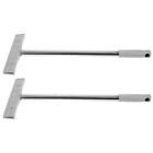 2Pcs High Placards Parade Signboard Rod Welcome Sign Stick Stainless Steel