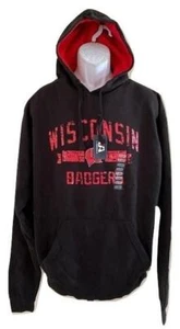 Neu Wisconsin Badgers Herren Größen M-L-XL schwarz Hoodie $ 55 - Bild 1 von 5