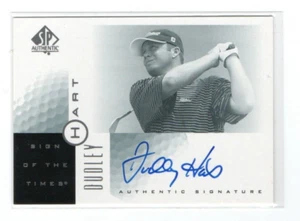 2001 SP Authentic #DH Dudley Hart Autograph Sign of the Times PGA GOLF - Picture 1 of 1