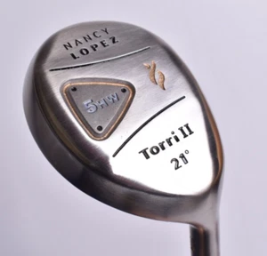 NEW WOMENS NANCY LOPEZ 5H HYBRID IRON RESCUE HYBRID 21* LADIES FLEX GRAPHITE - Picture 1 of 7
