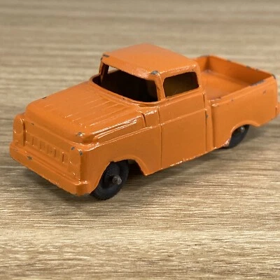 Camioneta Ford 1957 vintage Tootsie Toy naranja metal fundido a presión Foto 1 de 4
