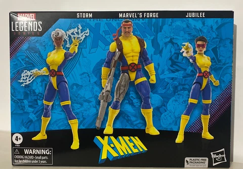 Hasbro Marvel Legends Forge,Storm and Jubilee Set Of 3 X-Men 60 Years US Seller Cover