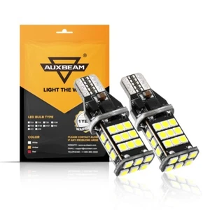AUXBEAM LED Backup Reverse Light Bulbs T15 921 6000K For Dodge Durango 2011-2020 - Picture 1 of 12