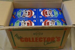 1989 Upper Deck Baseball (x1) LOW SERIES WAX BOX from Case - 36 Sealed Packs/Box