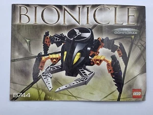 LEGO Bionicle (8744) ~ MANUAL DE INSTRUCCIONES Solo Libro ~ Visorak Oohnorak - Imagen 1 de 1