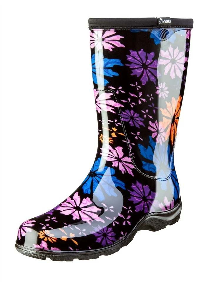 Slogger's Flower Power Boot Woman's Size 6 - Image 1 of 1