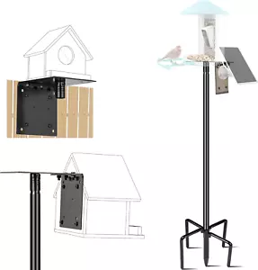 Ottsuls Bird Feeder Pole, 109 Inch Heavy Duty Bird House Pole Kit for Outdoors, - Picture 1 of 12