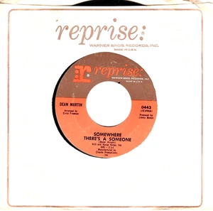 Dean Martin:  Somewhere There's A Someone / That Old Clock On The Wall , 45 4208 - Picture 1 of 3