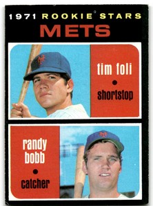 1971 Topps Baseball Mets Rookies - Tim Foli/Randy Bobb Rookie New York Mets #83