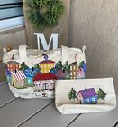 Norma’s originals canvas hand painted purse - one size - multicolored