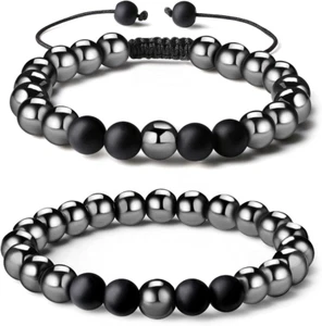 2023 Elegant Gold Hematite Crystal Necklace for Women - Hexagonal Stones - Picture 1 of 12