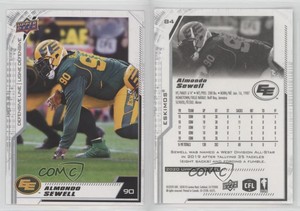 2020 Upper Deck CFL Almondo Sewell #84
