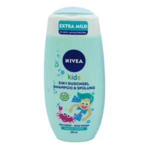 Gel Douche Nivea Pomme Enfant 250ml Sans Savon PH Neutre Aloe Vera 3en1 - Imagen 1 de 3